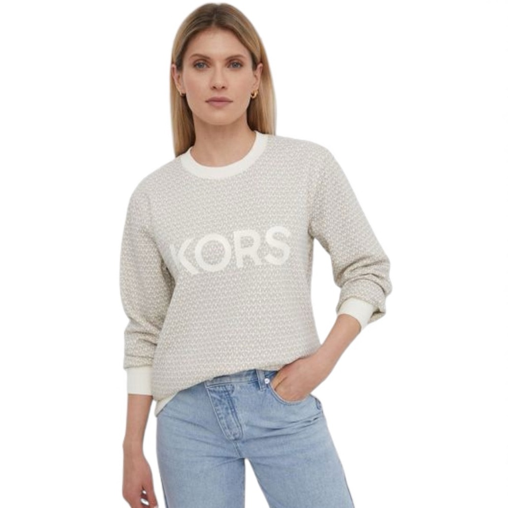 🇨🇦 C072 - Michael Kors Cotton Blend Sweatshirt Sz M